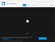 Tablet Screenshot of dzireinfotech.com